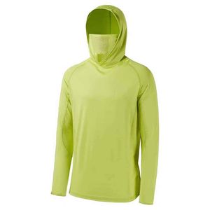 เสื้อฮู้ดตกปลาพร้อมหน้ากากในตัวสำหรับผู้ชาย ป้องกันรังสียูวี เหมาะสำหรับตกปลาและเดินป่า - Product Image 5