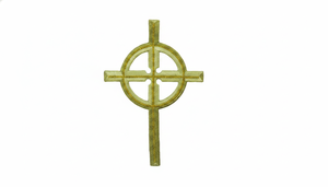 Parche masónico hecho a mano con hilo de oro, insignia bordada con cruz celta, accesorios de regalia personalizados para uniformes y chaquetas. - Product Image 6