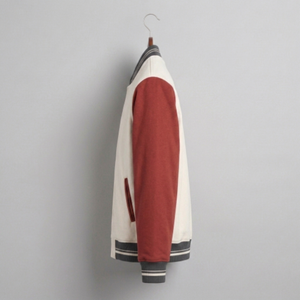 Chaqueta de Béisbol de Primera Calidad para Hombre, Invierno, Casual, Corte Ajustado, Cuello Alto, Unisex, Color Sólido - Product Image 3