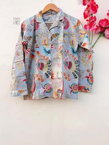 ชุดนอนผ้าฝ้ายผู้หญิงชุดนอนนุ่มระบายอากาศ - Product Image 2