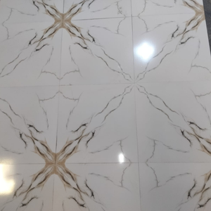 Carreaux de sol en porcelaine finition brillante 60x60 cm, carreaux de sol en céramique vitrifiée 2x2 pieds, pour salon, chambre, couloir, cuisine. - Product Image 2