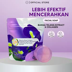 Savon hydratant éclaircissant au collagène végétalien et à la niacinamide avec extrait de fleur de pois papillon pour tous types de peau 60g - Product Image 6