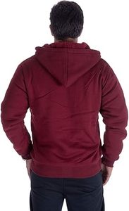 Sweat à capuche polaire pour homme Yasumond, 100 % coton, écologique, coupe oversize, chaud, pour l'automne - Product Image 5