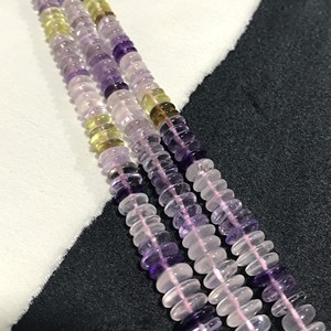 Cuentas de Piedra Rondelle Sueltas 100% Naturales, Certificadas por IGI, de 5mm-9mm, Grado AA, Semipreciosas, Multicolor, Fire Vivaaz Gems Jaipur - Product Image 5