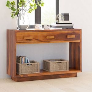 Natural Wooden <b>Console</b> <b>Table</b> Rustic Furniture Entryway Hallway Living Room Bedroom Home Decor Accent <b>Storage</b> Display <b>Table</b> - Product Image 1