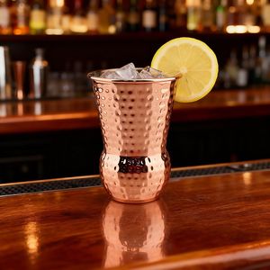 Premium Handmade Copper <b>Water</b> Tumbler Wholesale <b>Bulk</b> Supply Hammered Drinking Glass for Home Hotel and Restaurant - Product Image 6