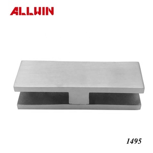 Acero inoxidable 2 vías Esquina de 90 grados Abrazadera de vidrio cuadrada Clip Conector de vidrio a vidrio - Product Image 5