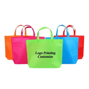 Sac d'épicerie réutilisable écologique pliant au détail de style tissu non tissé pliant - Product Image 4
