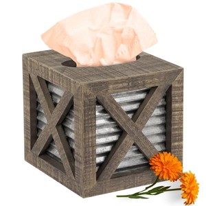 Boîte à mouchoirs en bois de Sheesham sculptée à la main avec des clous métalliques - Vente en gros - Product Image 2