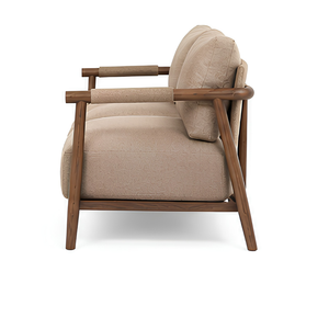 Sofá de Lujo de Madera de Teca Sólida para Exteriores, 3 Plazas, para Resort, Villa, Hotel, Patio, Piscina, Muebles de Descanso, Fabricante Personalizado - Product Image 5
