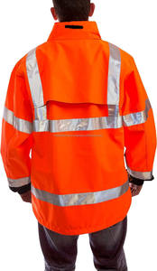 Custom High Hi Vis Visibility Reflective Winter Safety Bomber Jacket Reflective Safety Clothing - Product Image 6