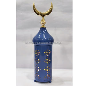 Minaret pour mosquée Minaret croissant bougeoir islamique pour Ramadan décoration Minaret Style photophore cadeau islamique - Product Image 6