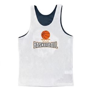 Camiseta de Baloncesto Unisex, sin Mangas, de Malla Transpirable, con Estampado Deportivo, para Adultos, para Todas las Temporadas, Corte Regular, Impresión Serigrafiada - Product Image 2