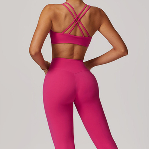 High Support Seamless Breathable Women's Sports Bra with Front Logo-Private Label Simple Style for Yoga Gym & Running - Product Image 4
