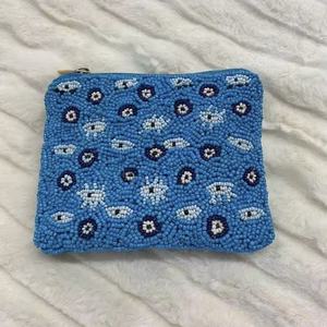 กระเป๋าใส่เหรียญทรงสี่เหลี่ยมแบบวินเทจประดับลูกปัดทำมือ  ลายกุญแจสำหรับเด็กผู้หญิง  ทำจากผ้าฝ้ายและหวาย  นุ่ม  ขนาดใหญ่  น้ำหนักเบา  แบบแม่เหล็ก  เหมาะสำหรับการเดินทาง - Product Image 2