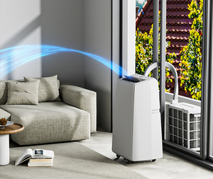 Climatiseur portable à haute efficacité énergétique avec télécommande, fonctionnement silencieux pour la maison et le bureau - Product Image 3