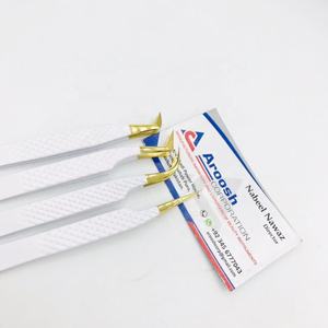 ชุดแหนบสำหรับต่อขนตาสีขาวปลายทองทำจากสเตนเลสสตีลทนทานและขายส่ง - Product Image 4
