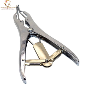 Alicates Aplicadores de Anillos de Castración Elastrator Profesionales de Acero Inoxidable Ajustables y Reutilizables, Instrumento Duradero Sin Sangre Para - Product Image 1