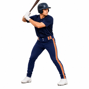Custom Sublimation Printed Baseball <b>Pant</b> Unisex Athletic Uniform Breathable Moisture-Wicking <b>Padded</b> Knee ODM Factory Supplier - Product Image 5