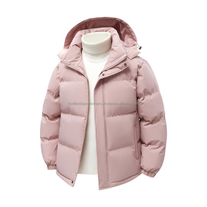 Veste matelassée à capuche, hiver, décontractée, écologique, doublure en laine, coupe-vent, rembourrage en polyester, fermeture éclair, couleur unie, coupe classique - Product Image 5