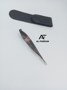 Tijeras de Maquillaje para Cejas, Color Negro Plasma, Hoja Curva Afilada, con Logotipo Personalizado, Tijeras Personalizadas para Manicura Rusa - Product Image 3