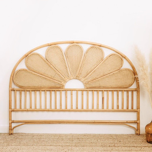 Natural rattan <b>headboard</b> coastal-inspired design <b>headboards</b> highest quality cane bed boards - Product Image 3
