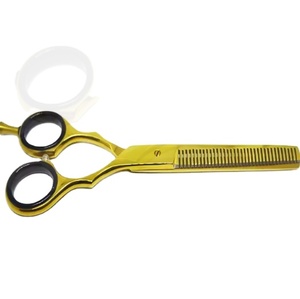 กรรไกรแต่งผมกรรไกรเล็มผมทำจากสเตนเลสสตีลพร้อมขอบมีดโกน - Product Image 1