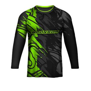Chemise de moto en polyester spandex à manches longues avec logo personnalisé coupe-vent à séchage rapide et élastique résistant pour l'été et l'hiver - Product Image 3
