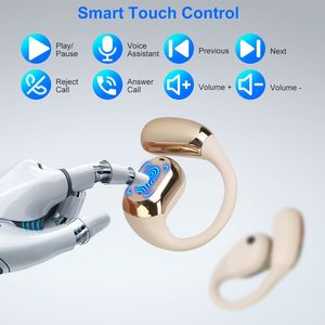 Auricolari Sportivi Wireless Open Ear V5.4 con Display LED, Custodia di Ricarica, Impermeabilità IPX5, 300 Ore di Standby, Controllo Touch e Gancio Auricolare Stereo - Product Image 5