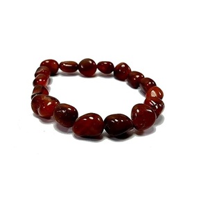 Crystal <b>bracelet</b> <b>Red</b> Carnelian Tumbled <b>Bracelet</b> Beads 8mm Stone Crystal Gemstone Fashion Jewelry Men and - Product Image 1