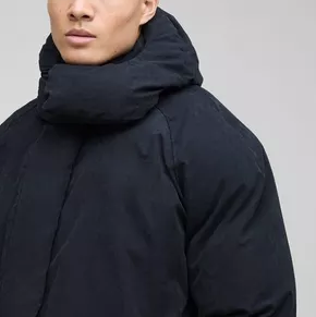 Streetwear Custom Zipper <b>Detachable</b> Pullover Puffer Jackets Winter Wear Warm Zipper Waterproof Coat Puffer Down Jackets for Men - Product Image 5