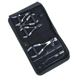 Kit de herramientas multifunción para extensiones de cabello con pinzas de goma, pinzas de sellado para extensiones con cinta adhesiva, cortador de queratina y accesorios de peinado - Product Image 1