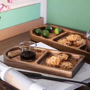 Oval Natural Wood Catchall Tray Decorative Organizer Tray for Entryway Bedroom Dresser Coffee Table Decoration - Product Image 6