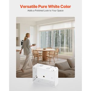 2 Pezzi Staffe di Montaggio per Tende da Finestra 1,5 x 2,25 Pollici, Compatibili con Viti Autofilettanti Incluse - Product Image 5