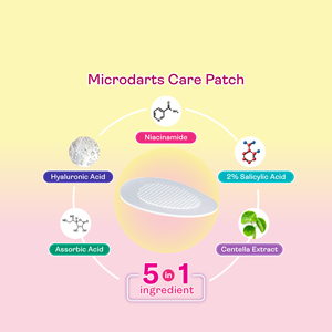 แผ่นแปะไฮโดรคอลลอยด์ไมโครจิ๊บส์ยี่ห้อ Marca Malasia Yukazan สำหรับลดสิว ด้วยกรดซาลิไซลิก ดีไซน์สวยงาม ดูแลผิวหน้า - Product Image 6