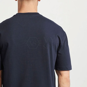 T-shirt Homme Respirant Écologique 100% Coton Design Épuré Tissu Extensible Coupe Classique Motif Uni Lavé Parfait pour l'Été - Product Image 3
