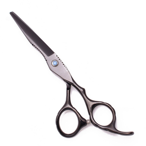 Ciseaux de coiffure professionnels OEM pour droitiers, manche moyen, acier inoxydable, lame tranchante, haute qualité - Product Image 3