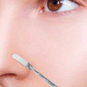 Customized Laser Printing <b>Blackhead</b> Whitehead Remover <b>Tools</b> Facial Stainless Steel Pore Cleaner <b>Blackhead</b> <b>Extractor</b> Acne High - Product Image 6
