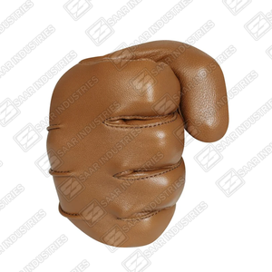 Ikhlas Sports Mens Tan Leather <b>Gloves</b> Adjustable Strap <b>Touchscreen</b> Needle Detection Warm Winter Driving Dress <b>Gloves</b> Soft - Product Image 6