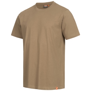 Mens Premium Khaki Solid 100% Cotton T Shirt <b>Motion</b> Tex 200 Grams <b>Light</b> Soft Lightweight Breathable Casual Tee - Product Image 1