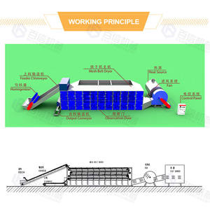 เครื่องอบพริกไทยแบบต่อเนื่องเครื่องอบแห้งเครื่องเทศเครื่องอบแห้งผักด้วยลมร้อน300กก. 500กก. - Product Image 6