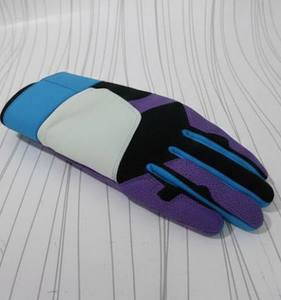 Gants de frappe de baseball professionnels colorés et élégants, 100 % cuir de vachette, paume personnalisable, fermeture auto-agrippante, durables - Product Image 2