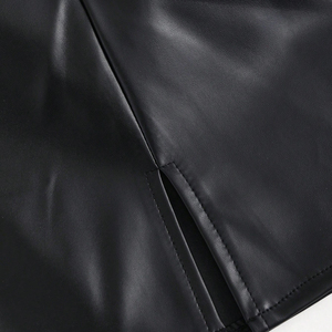 Faldas Vintage de Poliéster 2026 para Mujer, Mini Falda Sexy en Línea A, Corte Ajustado Personalizado, Abertura Lateral, Secado Rápido - Product Image 4