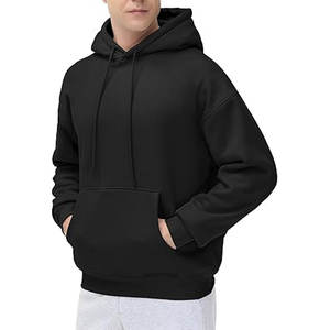 Sudadera con Capucha Negra Personalizada para Hombre |   Sudadera extragrande de forro polar |   Ropa de Invierno Impermeable, Ecológica, 100% Algodón de Alta Calidad | - Product Image 3