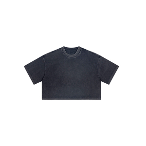 เสื้อครอปท็อปผู้หญิงสไตล์ Y2K สีขาว ผ้าฝ้าย เสื้อยืดเบบี้ที หรูหรา เรียบง่าย ทรงเข้ารูป สตรีทแวร์ รับผลิตแบบ OEM ODM ขายส่ง - Product Image 2