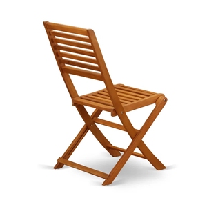 Juego compacto plegable de madera de acacia | Mesa y sillas de exterior de 3 piezas para espacios pequeños | Fabricante de Vietnam - Product Image 2