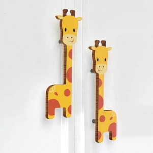 Nouvelle Arrivée Poignée de Porte pour Enfants en Bois d'Acacia Multicolore, Poignées de Meuble Girafe pour Commodes et Armoires, Haute Qualité et Durabilité pour Chambre à Coucher - Product Image 2