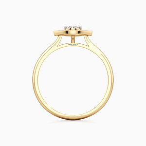 Bague de luxe classique œil de dragon avec diamant de laboratoire taille marquise pour femme, en or 10K 14K 18K et argent 925/935, bijoux d'anniversaire et de mariage - Product Image 4