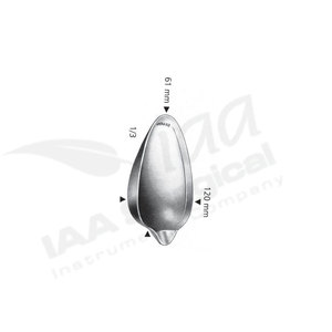 Ensemble d'instruments chirurgicaux professionnels en acier inoxydable de classe I : Spatules abdominales, dépresseurs intestinaux et cuillères à sang manuelles - Product Image 4
