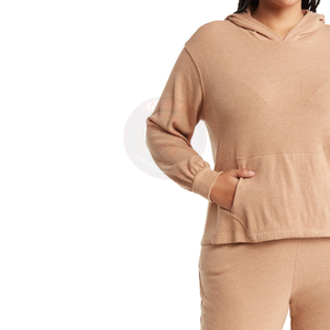 Sudadera con Capucha Extra Grande para Mujer, de Felpa Suave de Algodón, con Corte Holgado Moderno para un Estilo Casual y Urbano - Product Image 2